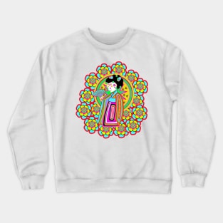 Latin Style Geisha Crewneck Sweatshirt